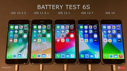 Реальная автономность пятилетнего iPhone 6s на iOS 14 по сравнению с iOS 13, 12, 11 и 10